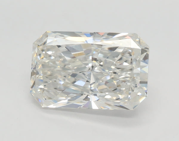 Lab-Grown 2.51 Carat Radiant Cut Diamond color G Clarity VVS2 With GIA Certificate, precious stones, engagement diamonds