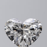 Lab-Grown 1.80 Carat Heart Shape Diamond color F Clarity VS1 With GIA Certificate, precious stones, engagement diamonds