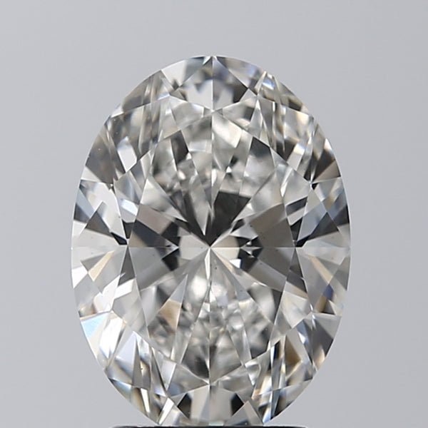 Lab-Grown 2.51 Carat Oval Shape Diamond color G Clarity VS1 With GIA Certificate, precious stones, engagement diamonds