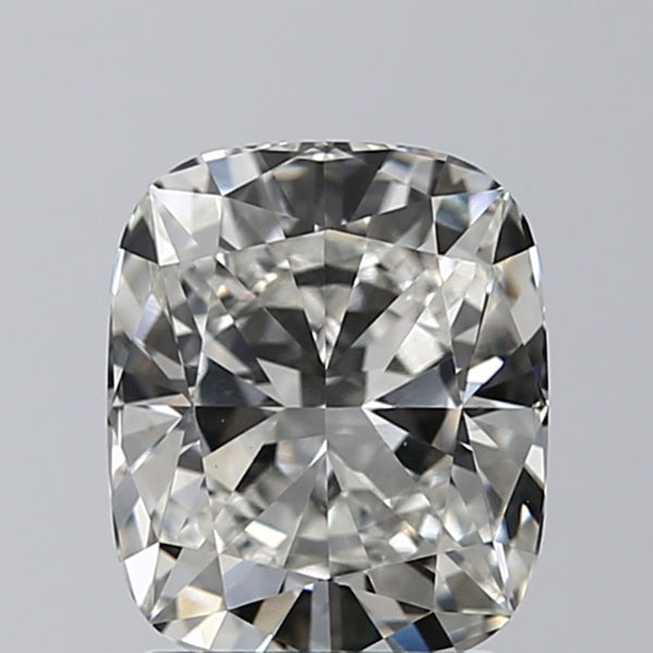 Lab-Grown 1.81 Carat Cushion Modified Brilliant Cut Diamond color G Clarity VS1, precious stones, engagement diamonds