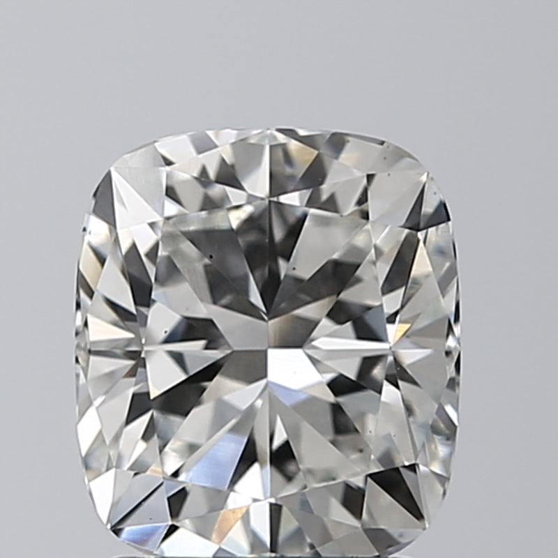 Lab-Grown 1.91 Carat Cushion Modified Brilliant Cut Diamond color G Clarity VS1, precious stones, engagement diamonds
