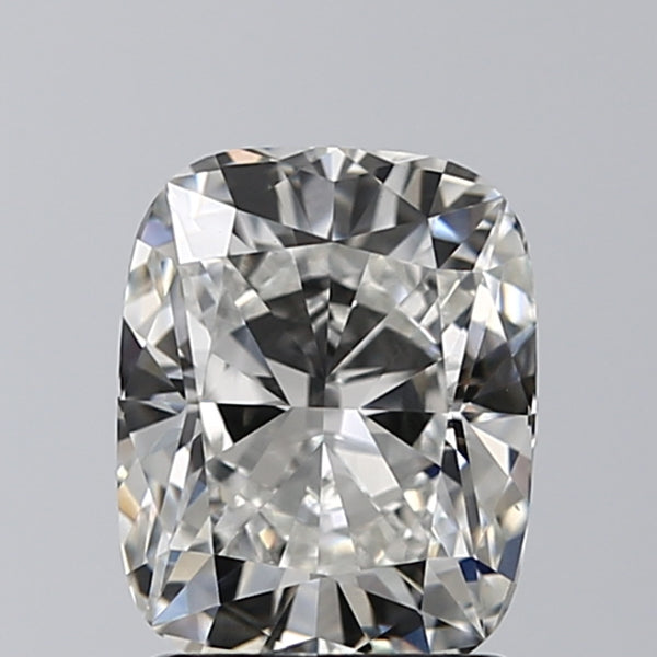 Lab-Grown 1.70 Carat Cushion Modified Brilliant Cut Diamond color G Clarity VS1, precious stones, engagement diamonds