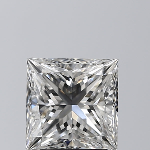 Lab-Grown 2.02 Carat Princess Cut Diamond color G Clarity VS2, precious stones, engagement diamonds