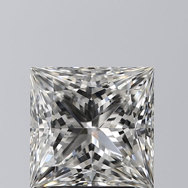 Lab-Grown 2.50 Carat Princess Cut Diamond color G Clarity VS2, precious stones, engagement diamonds