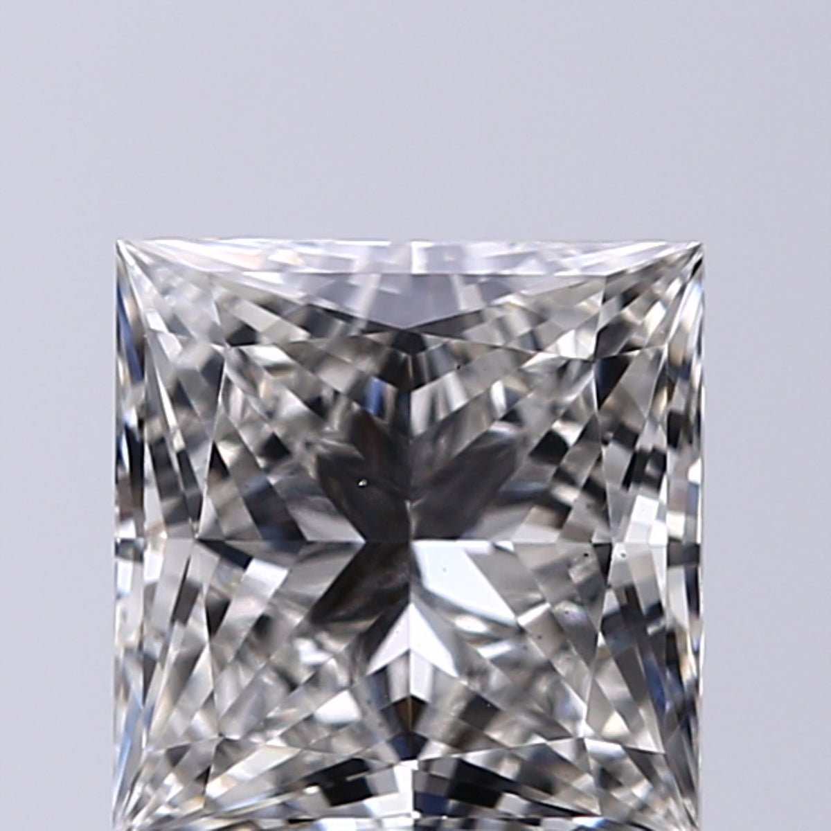 Lab-Grown 2.51 Carat Princess Cut Diamond color H Clarity VS1, precious stones, engagement diamonds