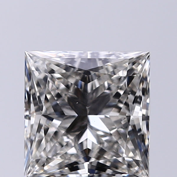 Lab-Grown 2.51 Carat Princess Cut Diamond color H Clarity VS1, precious stones, engagement diamonds
