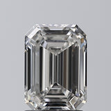 Lab-Grown 1.51 Carat Emerald Cut Diamond color G Clarity VS1, precious stones, engagement diamonds