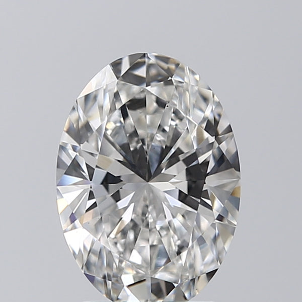 Lab-Grown 2.01 Carat Oval Shape Diamond color F Clarity VS1, precious stones, engagement diamonds