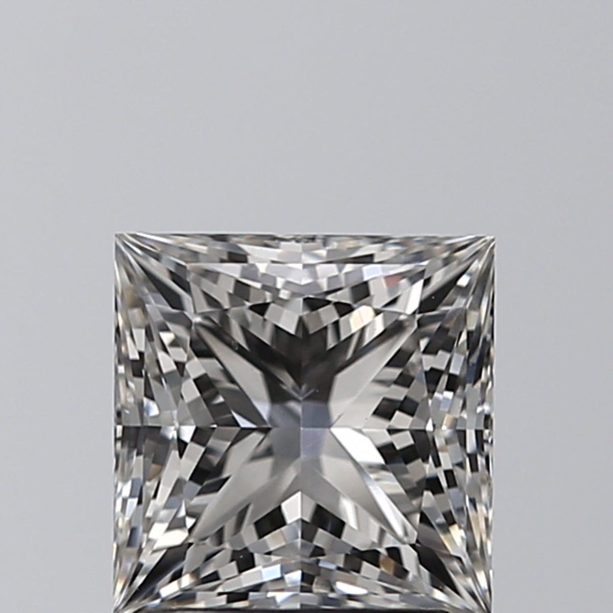 Lab-Grown 1.72 Carat Princess Cut Diamond color H Clarity VVS2, precious stones, engagement diamonds