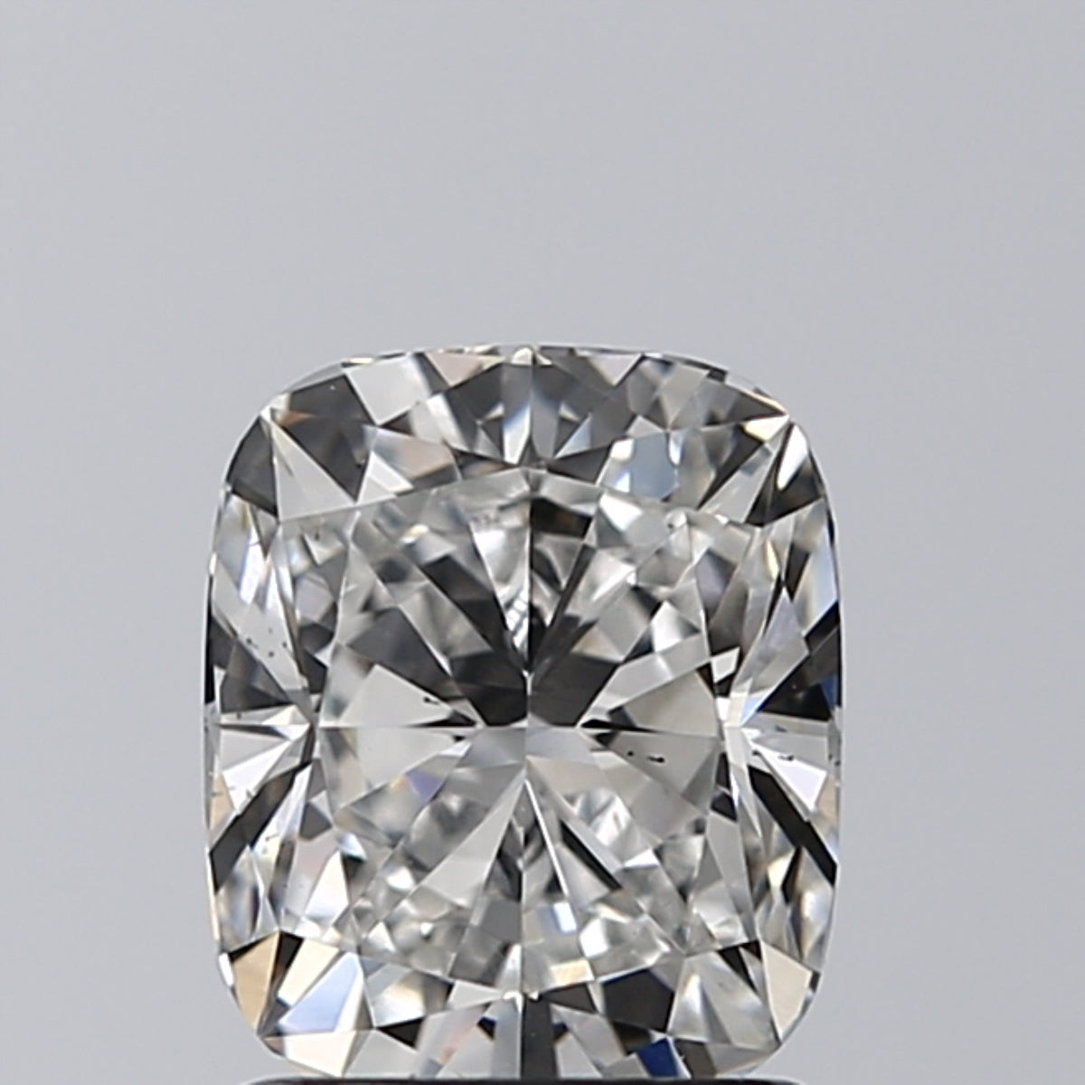 Lab-Grown 1.51 Carat Cushion Modified Brilliant Cut Diamond color F Clarity VS2, precious stones, engagement diamonds