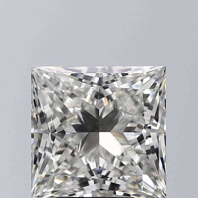 Lab-Grown 4.01 Carat Princess Cut Diamond color H Clarity VS1, precious stones, engagement diamonds