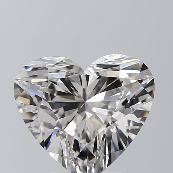 Lab-Grown 3.06 Carat Heart Shape Diamond color H Clarity VVS2, precious stones, engagement diamonds
