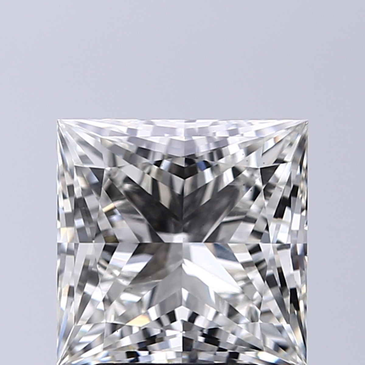 Lab-Grown 3.02 Carat Princess Cut Diamond color F Clarity SI1, precious stones, engagement diamonds