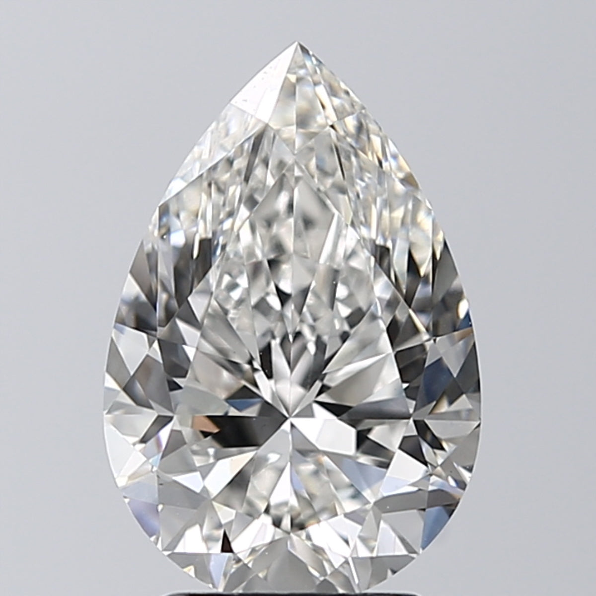 Lab-Grown 3.01 Carat Pear Shape Diamond color G Clarity VS1, precious stones, engagement diamonds