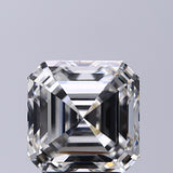 Lab-Grown 3.20 Carat Asscher Cut Diamond color F Clarity VVS2, precious stones, engagement diamonds