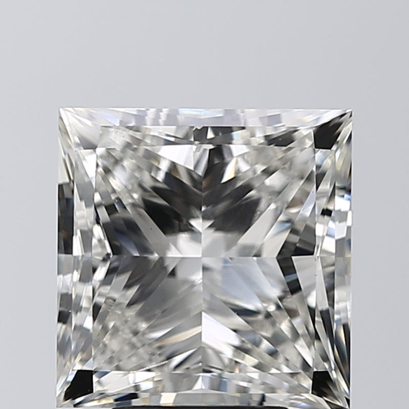 Lab-Grown 5.00 Carat Princess Cut Diamond color H Clarity VS2, precious stones, engagement diamonds