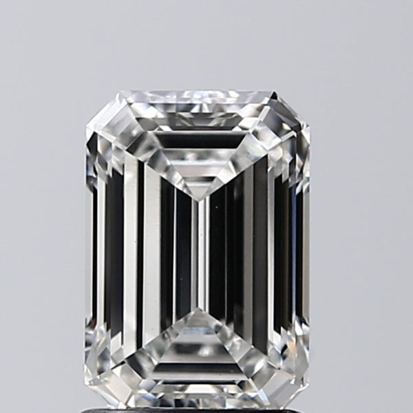 Lab-Grown 1.56 Carat Emerald Cut Diamond color F Clarity VS1, precious stones, engagement diamonds