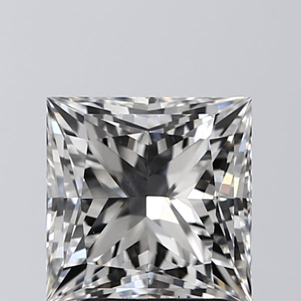 Lab-Grown 2.20 Carat Princess Cut Diamond color G Clarity VS2, precious stones, engagement diamonds