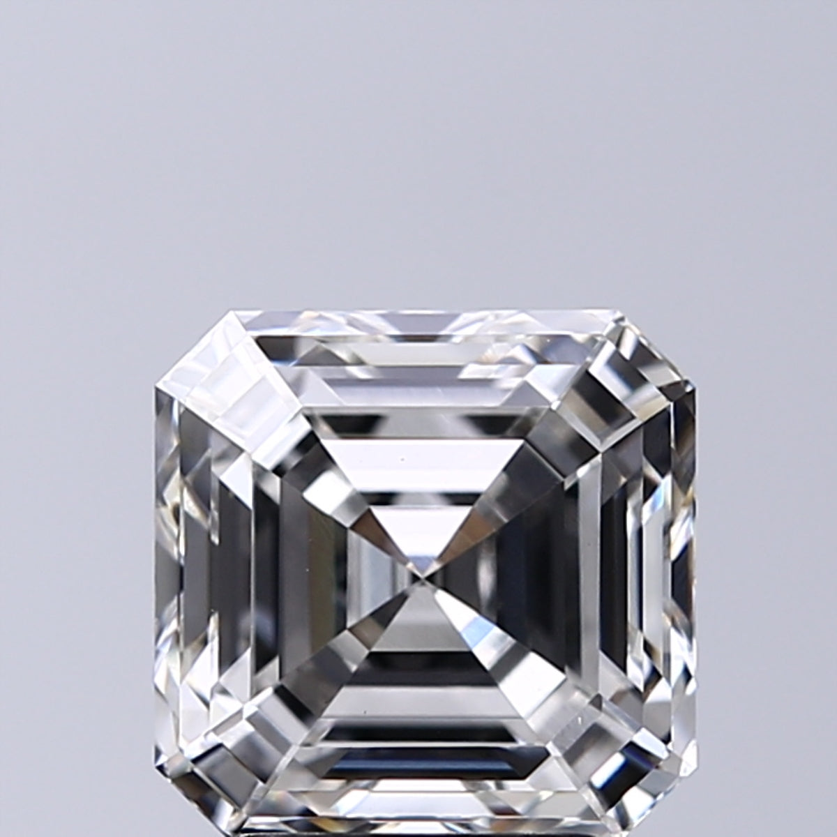 Lab-Grown 3.02 Carat Asscher Cut Diamond color G Clarity VS1, precious stones, engagement diamonds