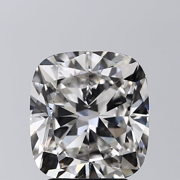 Lab-Grown 3.02 Carat Cushion Modified Brilliant Cut Diamond color G Clarity VS1, precious stones, engagement diamonds