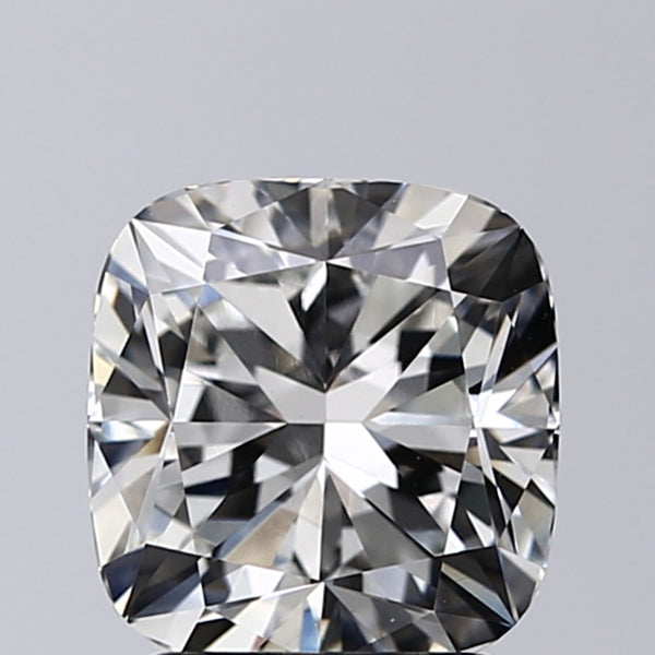 Lab-Grown 2.24 Carat Cushion Modified Brilliant Cut Diamond color G Clarity VS1, precious stones, engagement diamonds