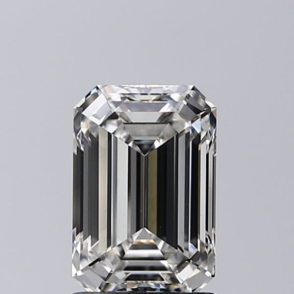 Lab-Grown 1.50 Carat Emerald Cut Diamond color G Clarity VVS2, precious stones, engagement diamonds