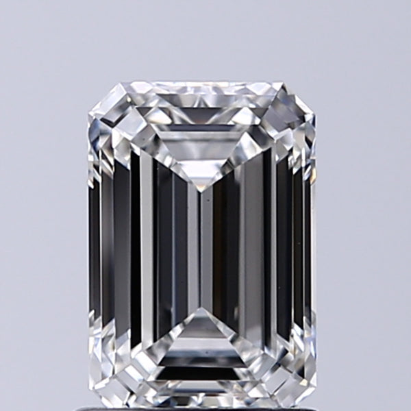 Lab-Grown 1.21 Carat Emerald Cut Diamond color F Clarity VS1, precious stones, engagement diamonds