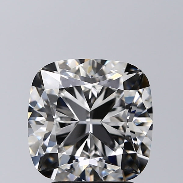 Lab-Grown 3.01 Carat Cushion Modified Brilliant Cut Diamond color G Clarity VVS2 With GIA Certificate, precious stones, engagement diamonds