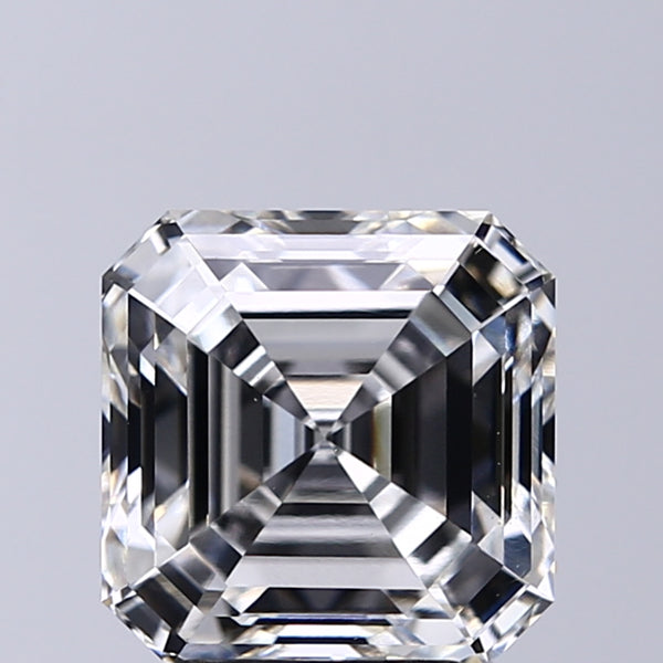 Lab-Grown 3.52 Carat Asscher Cut Diamond color G Clarity VS1, precious stones, engagement diamonds