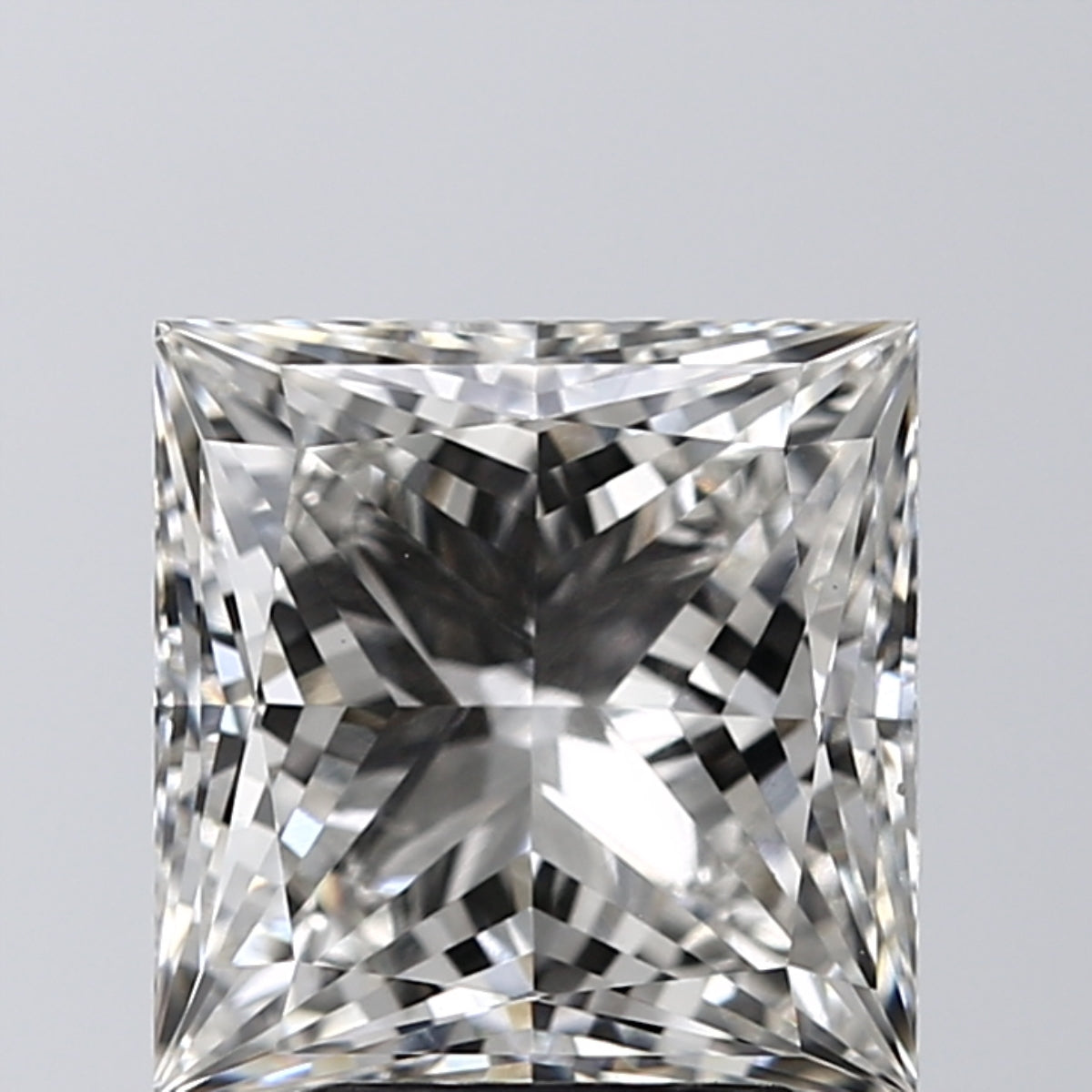 Lab-Grown 3.51 Carat Princess Cut Diamond color G Clarity VS1, precious stones, engagement diamonds