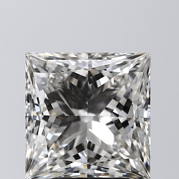 Lab-Grown 3.51 Carat Princess Cut Diamond color G Clarity VS1, precious stones, engagement diamonds