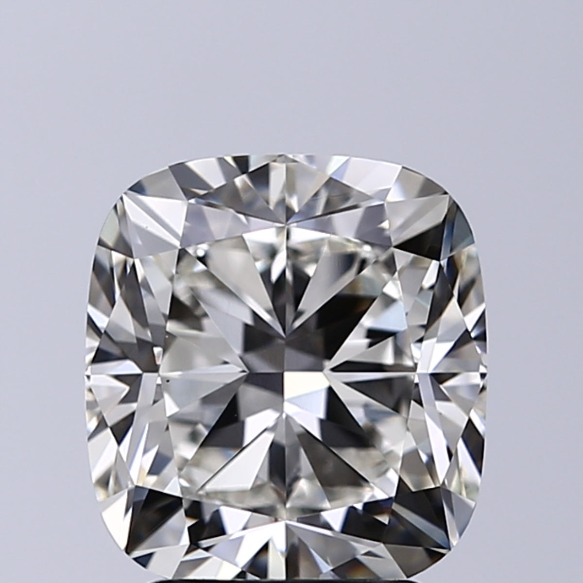Lab-Grown 3.02 Carat Cushion Modified Brilliant Cut Diamond color H Clarity VS1, precious stones, engagement diamonds