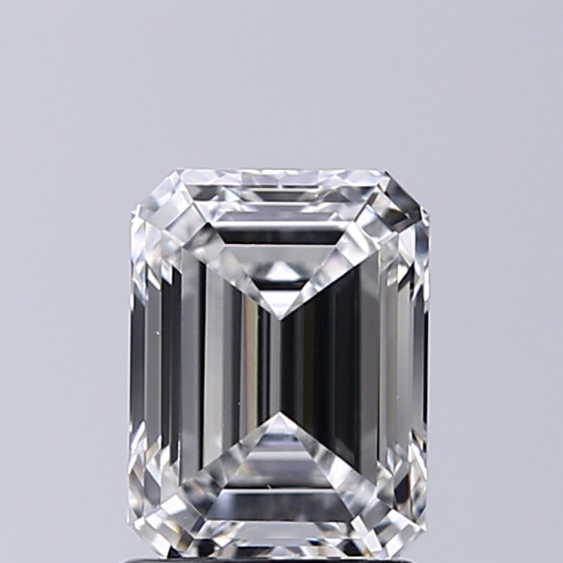 Lab-Grown 1.50 Carat Emerald Cut Diamond color E Clarity VS1, precious stones, engagement diamonds