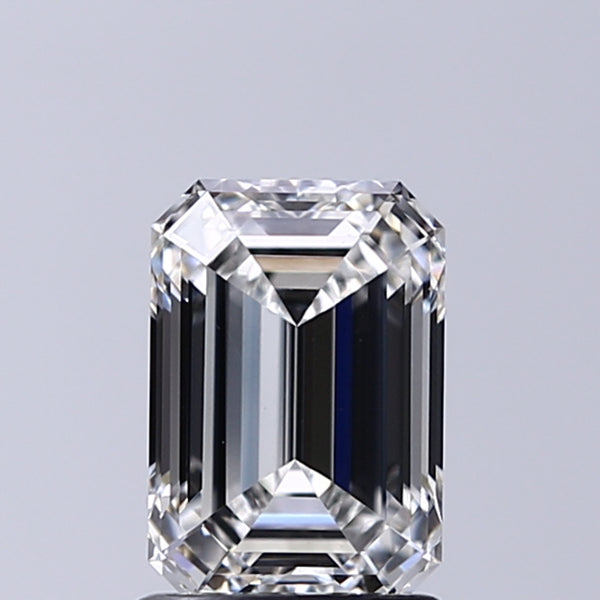 Lab-Grown 1.51 Carat Emerald Cut Diamond color F Clarity VVS2, precious stones, engagement diamonds