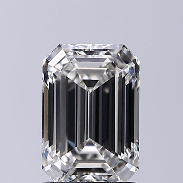 Lab-Grown 1.55 Carat Emerald Cut Diamond color G Clarity VVS2, precious stones, engagement diamonds