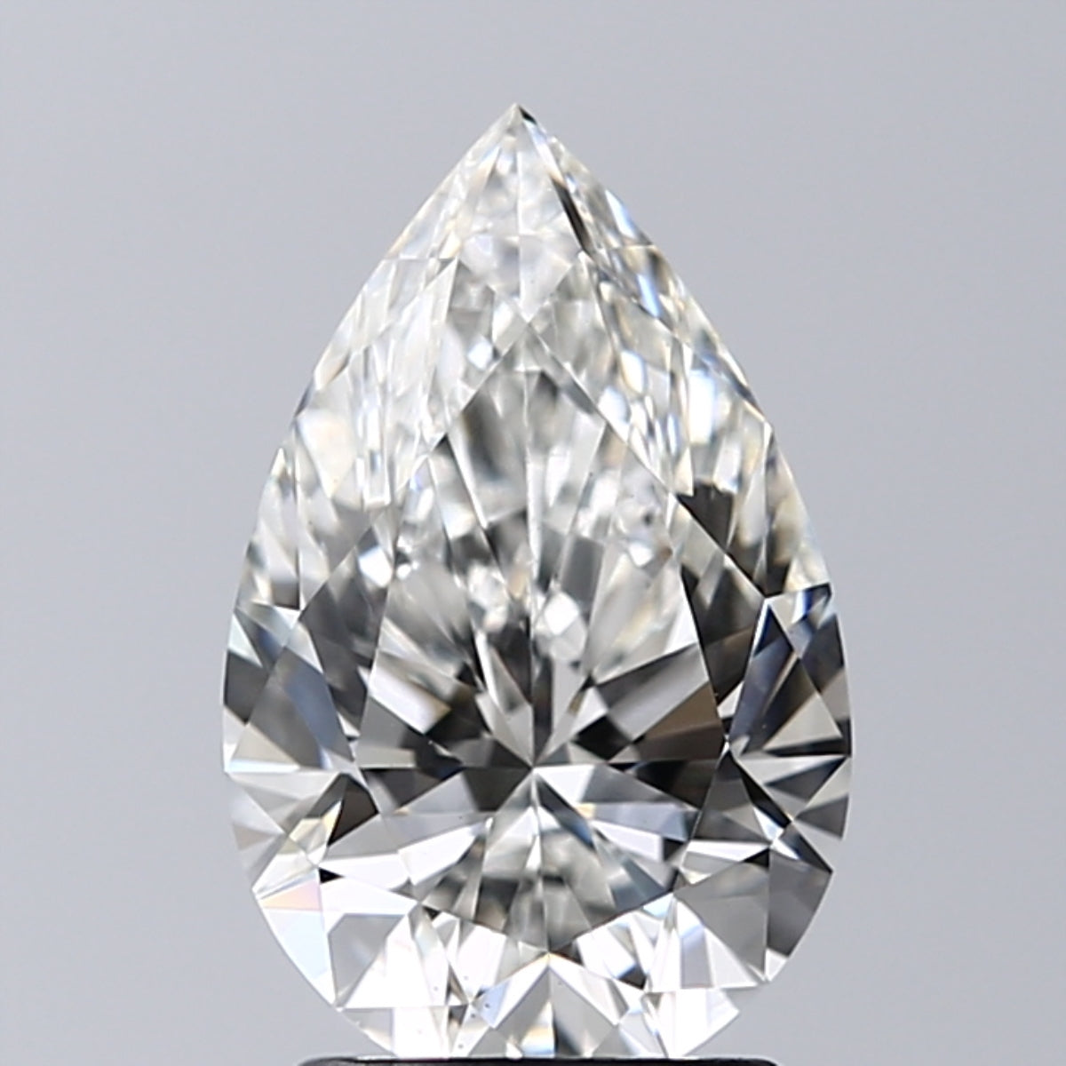 Lab-Grown 2.05 Carat Pear Shape Diamond color G Clarity VS1, precious stones, engagement diamonds