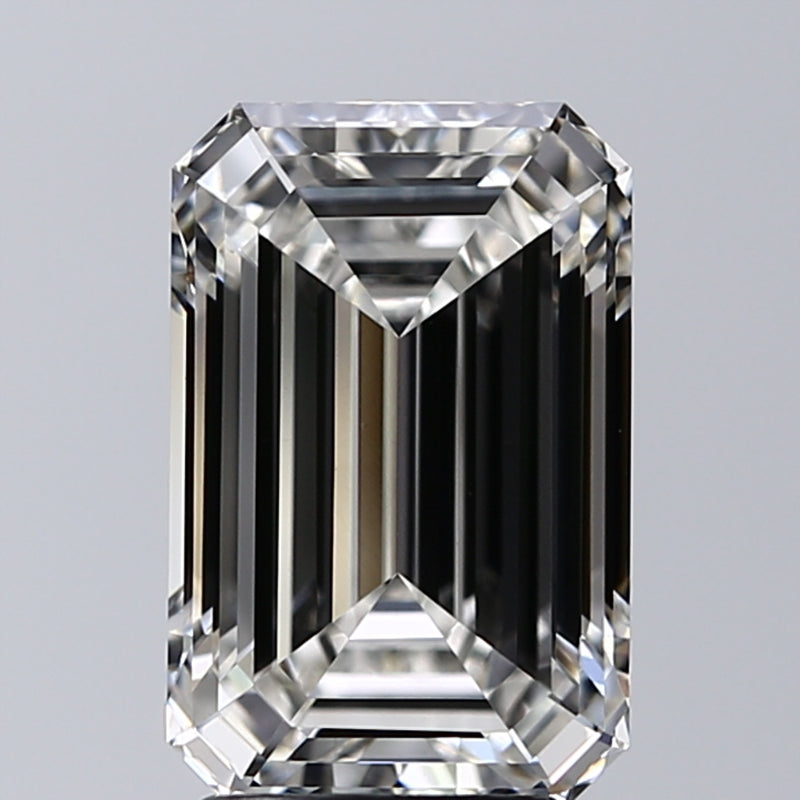 Lab-Grown 3.21 Carat Emerald Cut Diamond color H Clarity VVS2 With GIA Certificate, precious stones, engagement diamonds