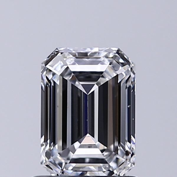 Lab-Grown 1.00 Carat Emerald Cut Diamond color E Clarity IF, precious stones, engagement diamonds