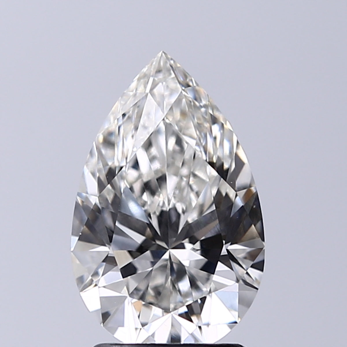 Lab-Grown 2.02 Carat Pear Shape Diamond color G Clarity VVS2, precious stones, engagement diamonds