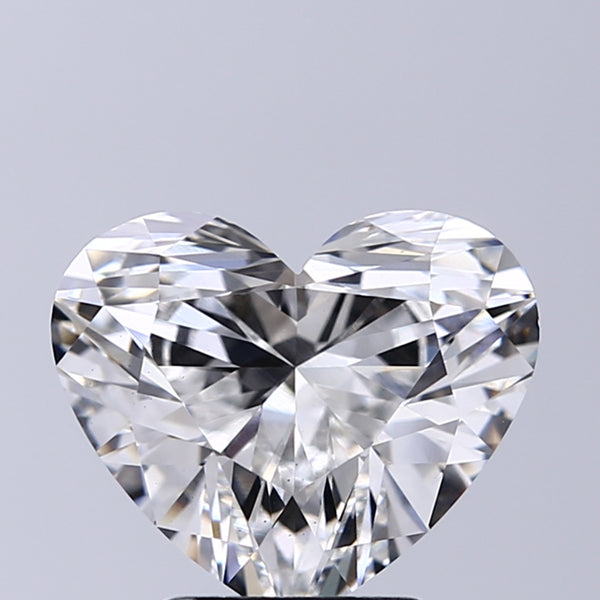 Lab-Grown 3.01 Carat Heart Shape Diamond color F Clarity VS2, precious stones, engagement diamonds