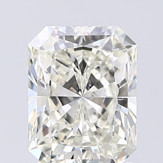 Lab-Grown 1.50 Carat Radiant Cut Diamond color K Clarity SI1 With GIA Certificate, precious stones, engagement diamonds