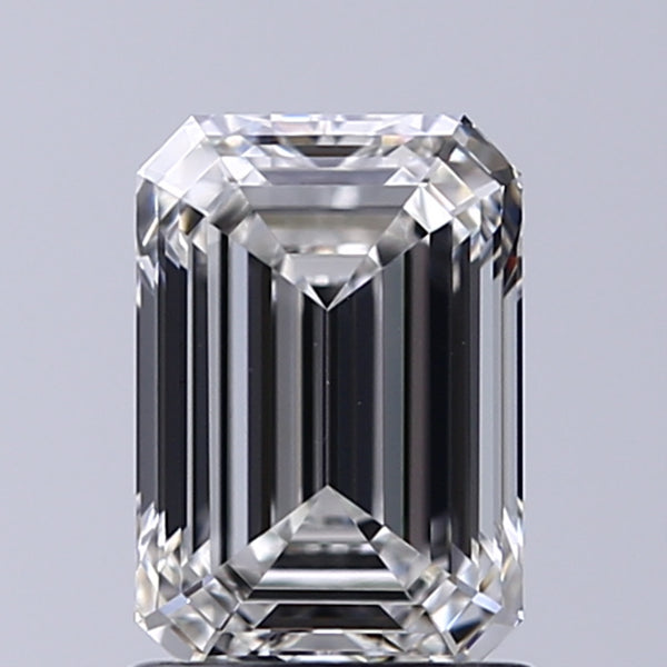 Lab-Grown 1.32 Carat Emerald Cut Diamond color F Clarity VS1, precious stones, engagement diamonds