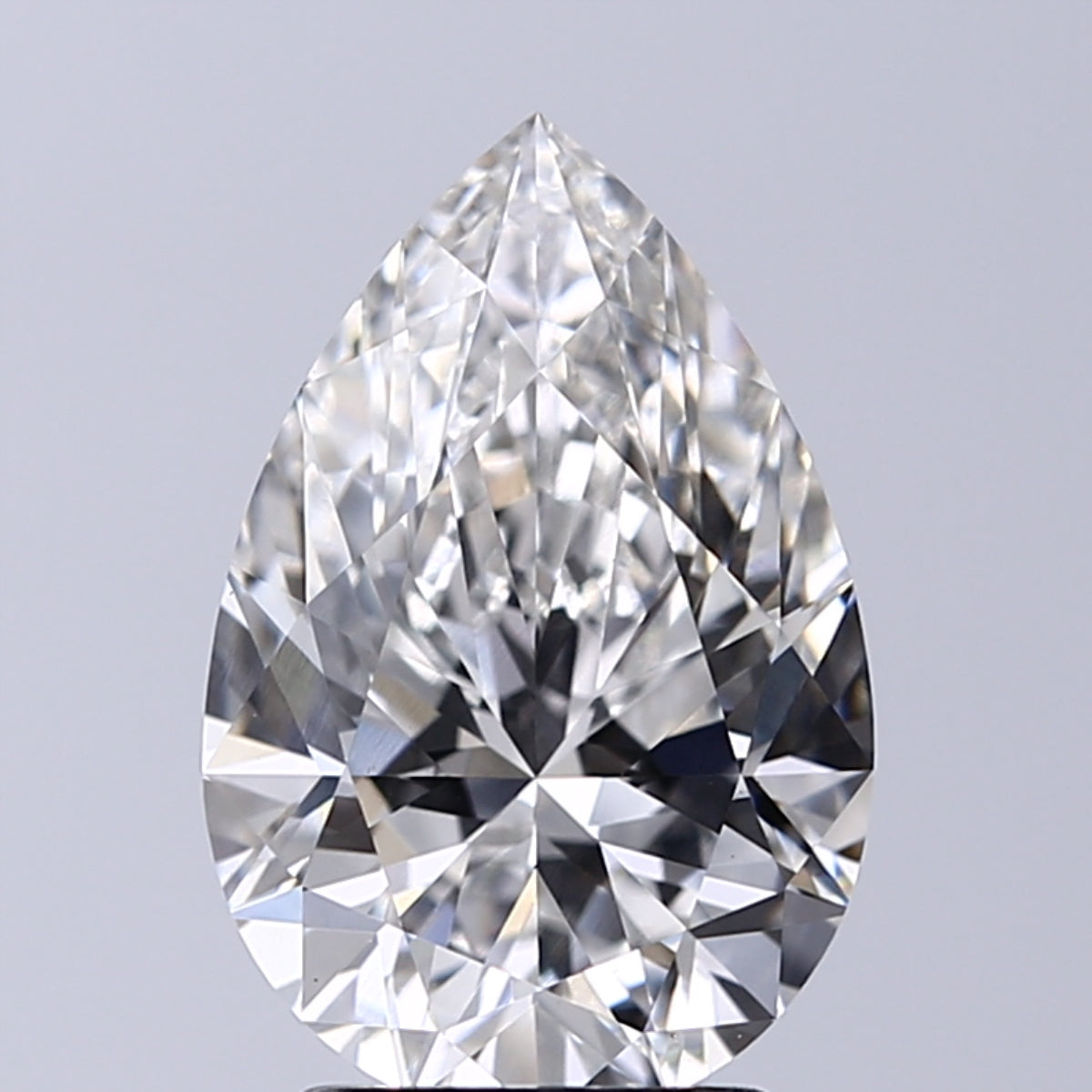 Lab-Grown 2.53 Carat Pear Shape Diamond color G Clarity VS1, precious stones, engagement diamonds