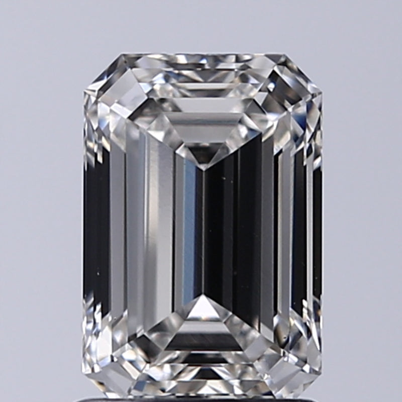 Lab-Grown 1.50 Carat Emerald Cut Diamond color G Clarity VS1, precious stones, engagement diamonds