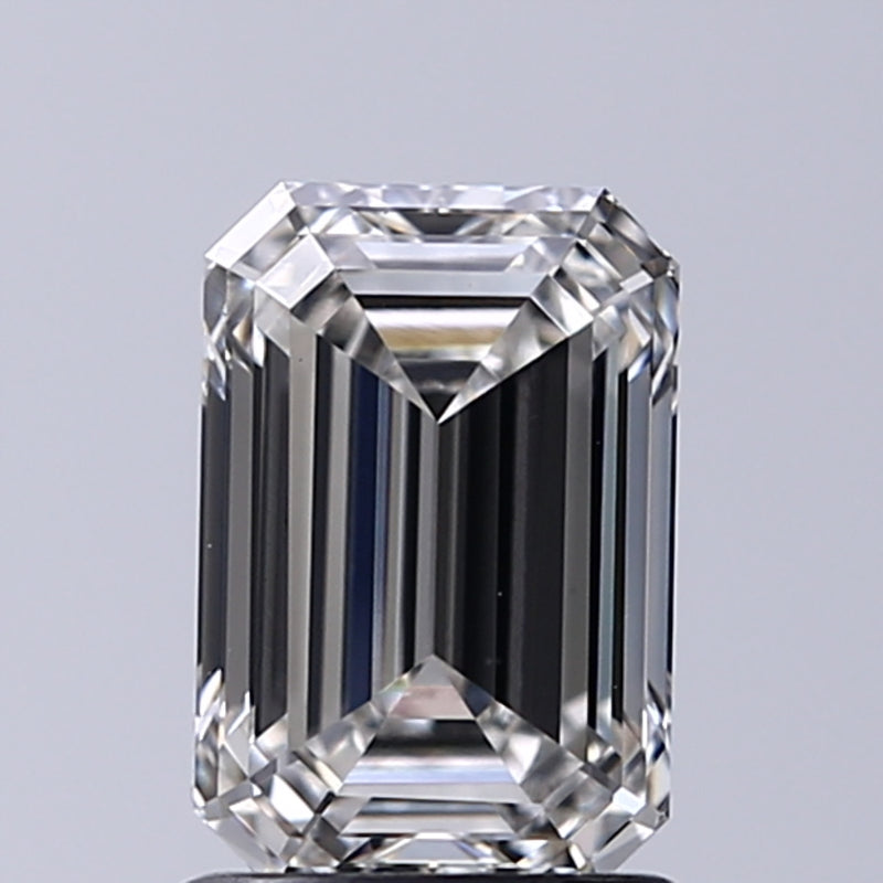 Lab-Grown 1.53 Carat Emerald Cut Diamond color G Clarity VS1, precious stones, engagement diamonds