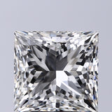 Lab-Grown 4.03 Carat Princess Cut Diamond color G Clarity VS1, precious stones, engagement diamonds