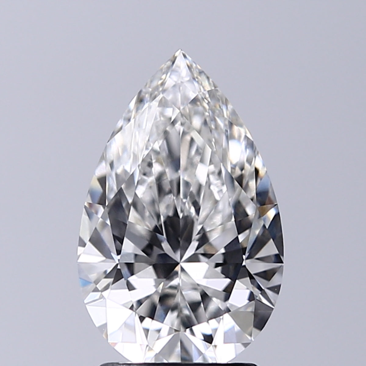 Lab-Grown 2.04 Carat Pear Shape Diamond color F Clarity VVS2, precious stones, engagement diamonds