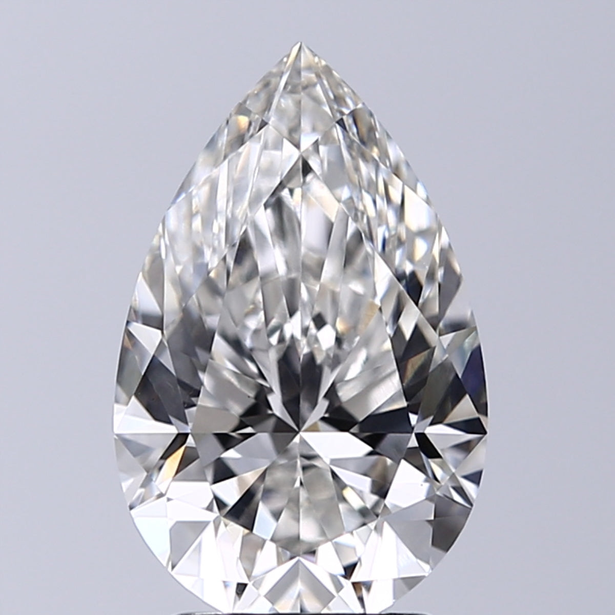 Lab-Grown 2.70 Carat Pear Shape Diamond color G Clarity VS1, precious stones, engagement diamonds