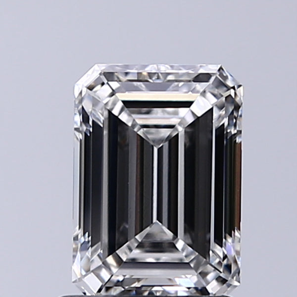 Lab-Grown 1.18 Carat Emerald Cut Diamond color E Clarity VVS2, precious stones, engagement diamonds