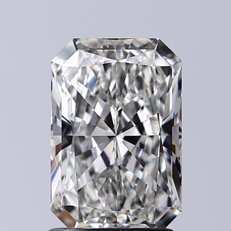 Lab-Grown 1.55 Carat Radiant Cut Diamond color H Clarity VS1, precious stones, engagement diamonds